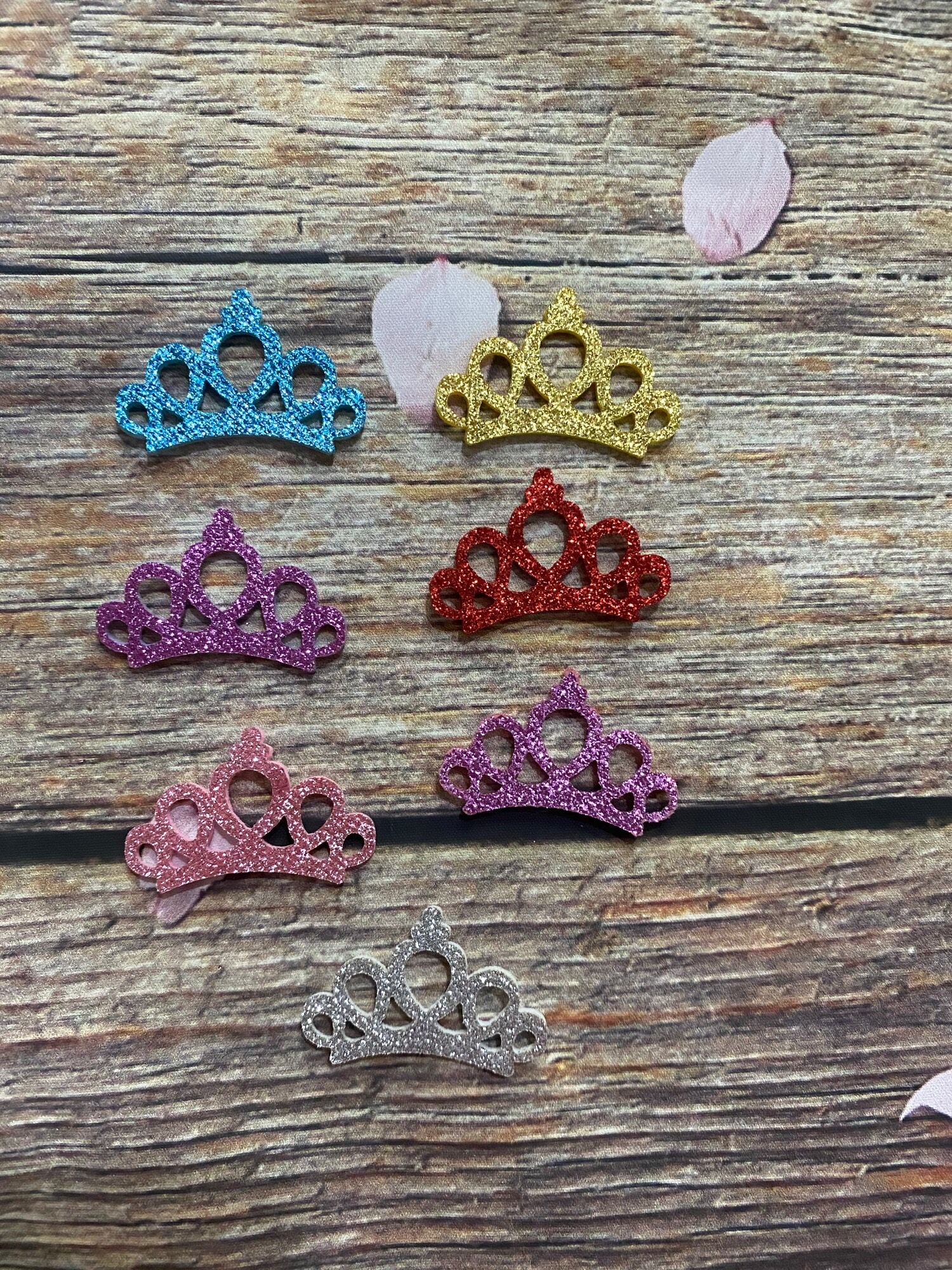 Set 5 vương miện nhũ lấp lánh