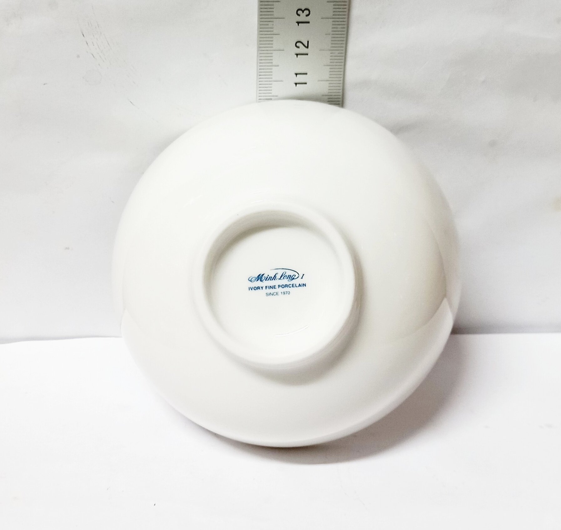 Bộ 10 chén cơm Trắng sứ  Minh .Long 1