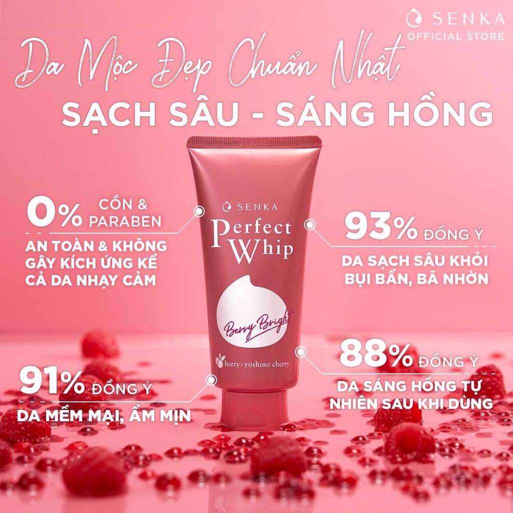 Sữa rửa mặt senka 120g