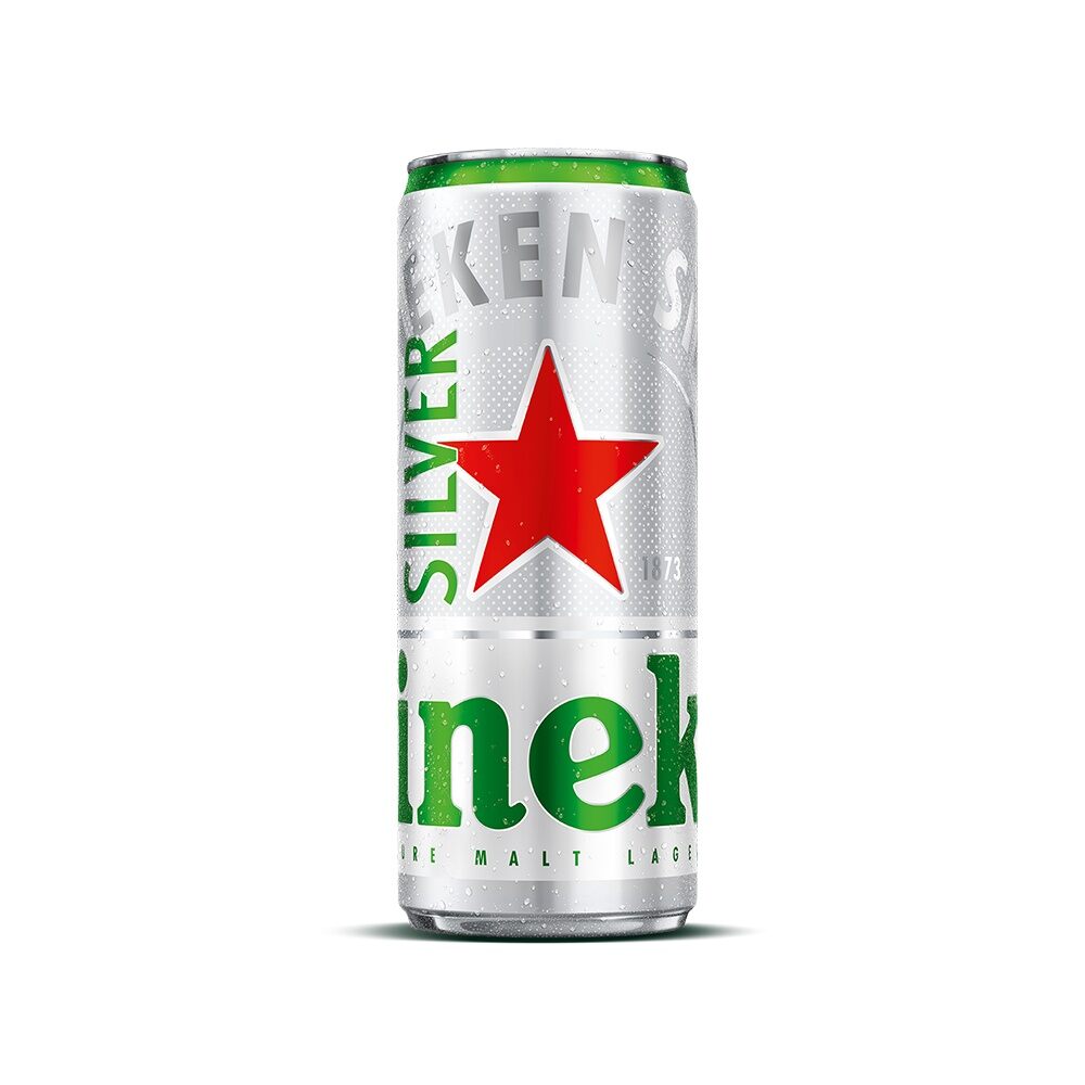 Thùng 24 lon bia Heineken silver lon 330 ml