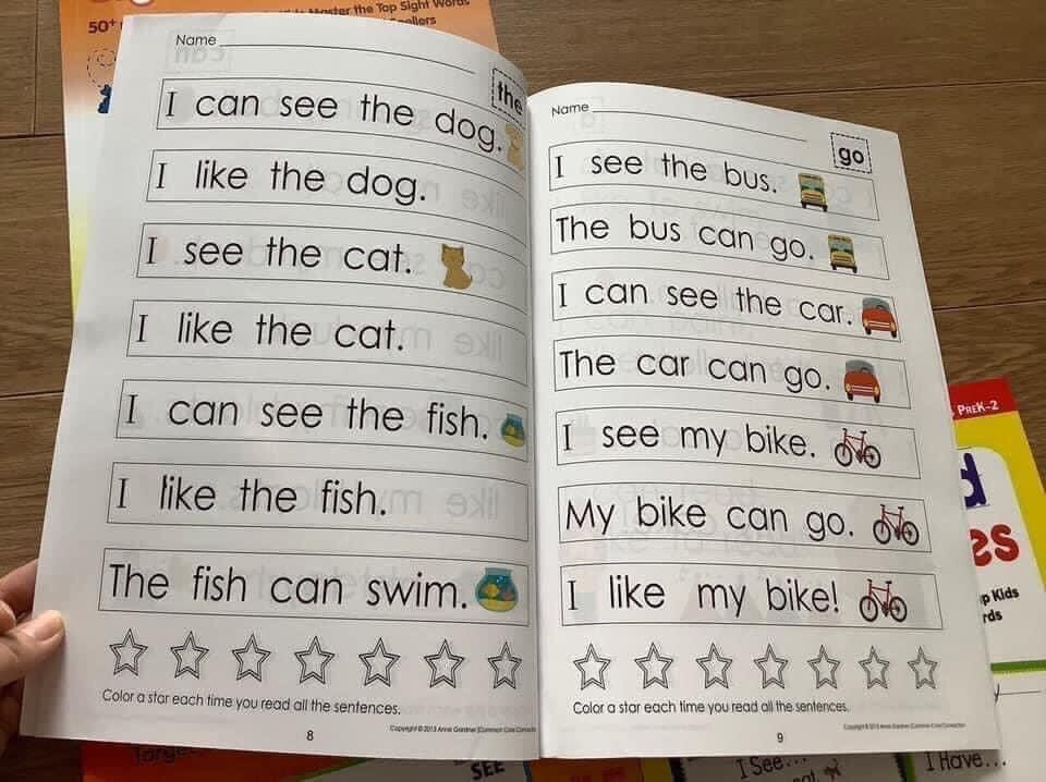 Sight word- 4Q-tặng file nghe audio