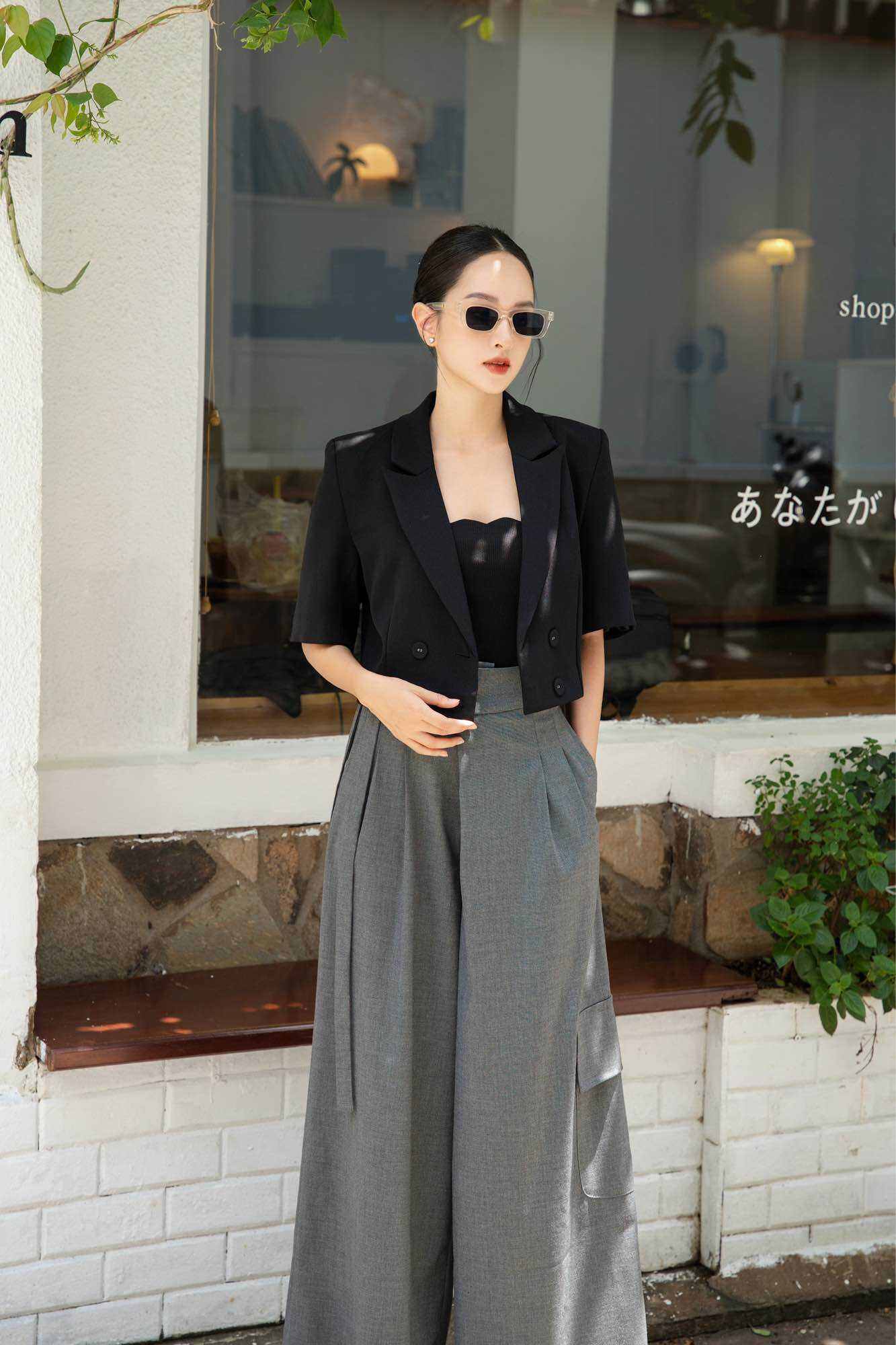 Áo blazer lửng