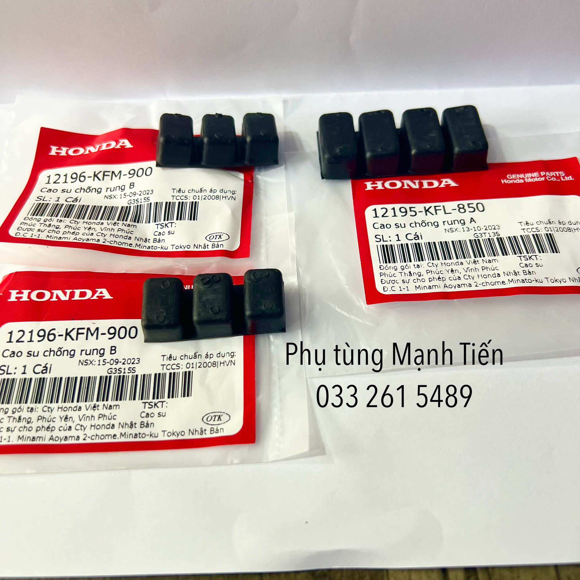 Bộ cao su nòng Wave 100/ Wave RS / Super Dream (XA10.9)