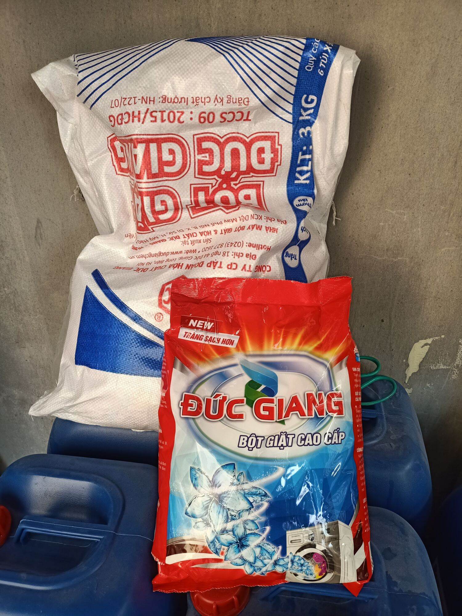 bột giặt đức giang túi 3kg