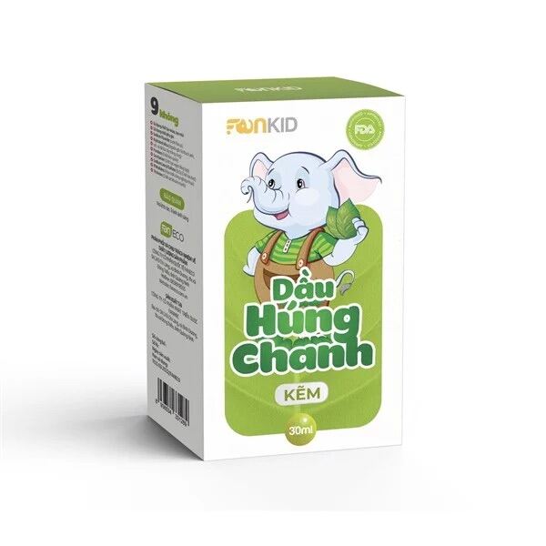 Dầu húng chanh kẽm 30ml