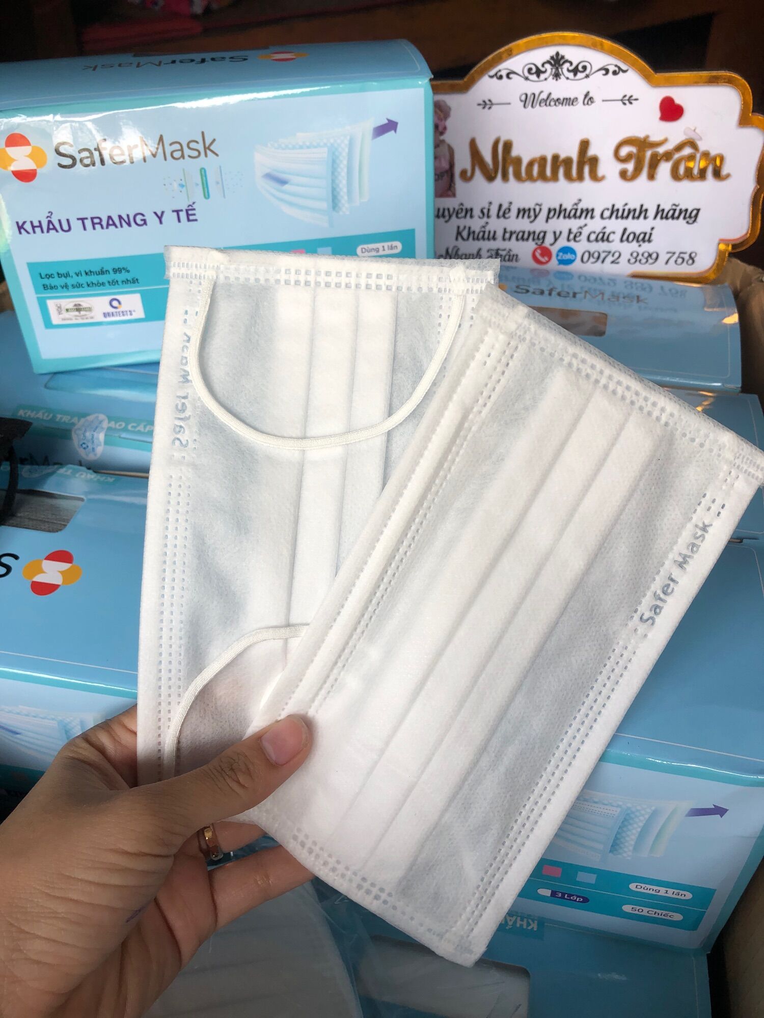hộp khẩu trang y tế 4lop 50cái