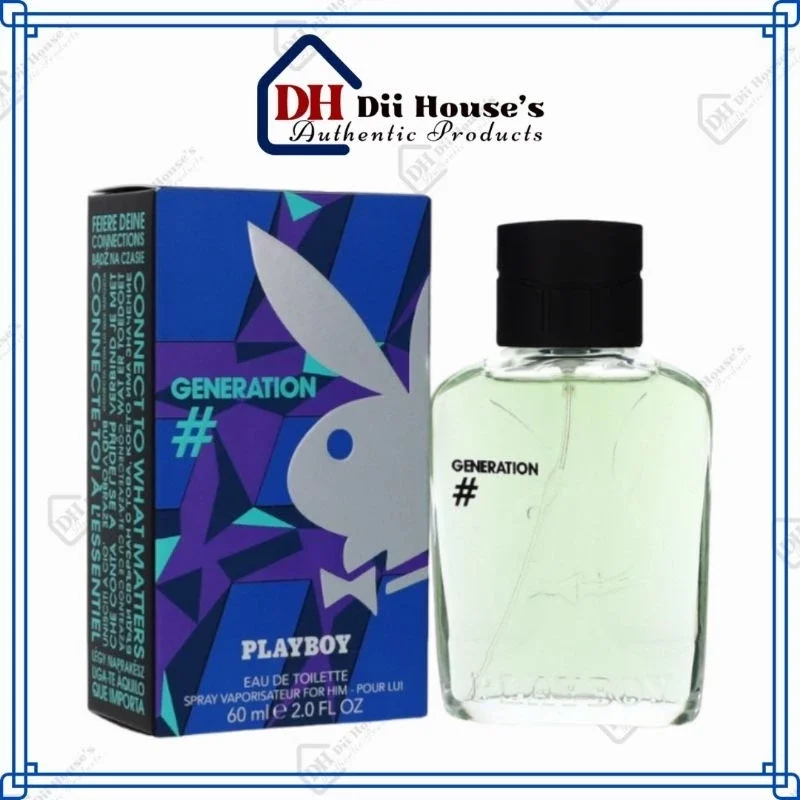 Nước hoa nam playboy generation eau de toilette edt 100ml.