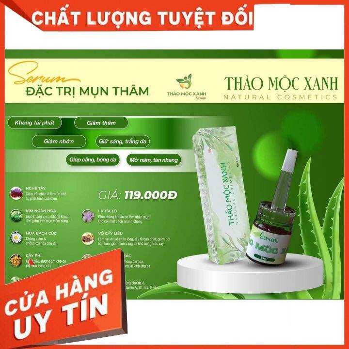 THẢO MỘC XANH SERUM MỤN THAY ĐỔI RÕ RỆT SAU 5 NGÀY SỬ DỤNG
