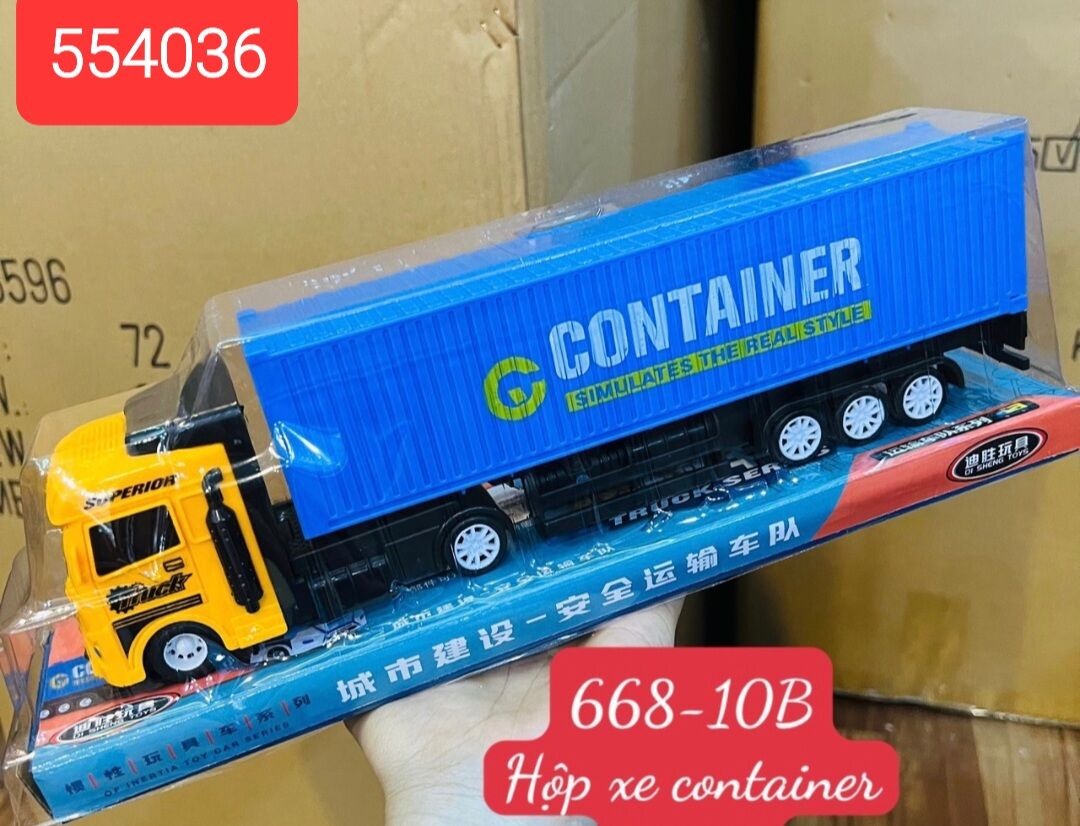 CT_ Xe mô hình container đồ chơi