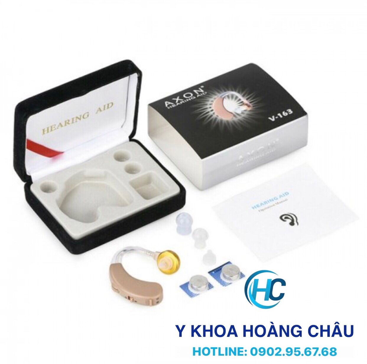 Máy trợ thính không dây axon v-163