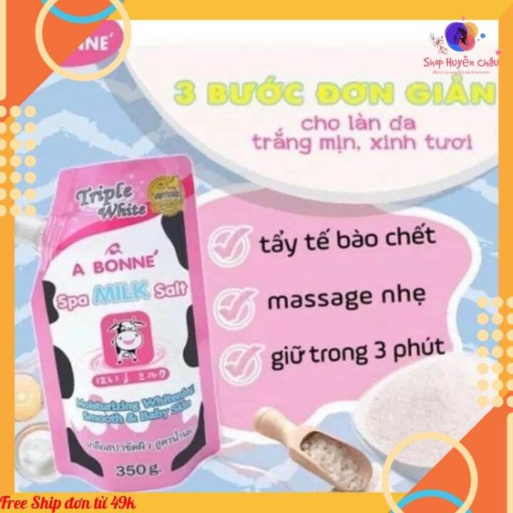 Muối tắm bò sữa 350gr