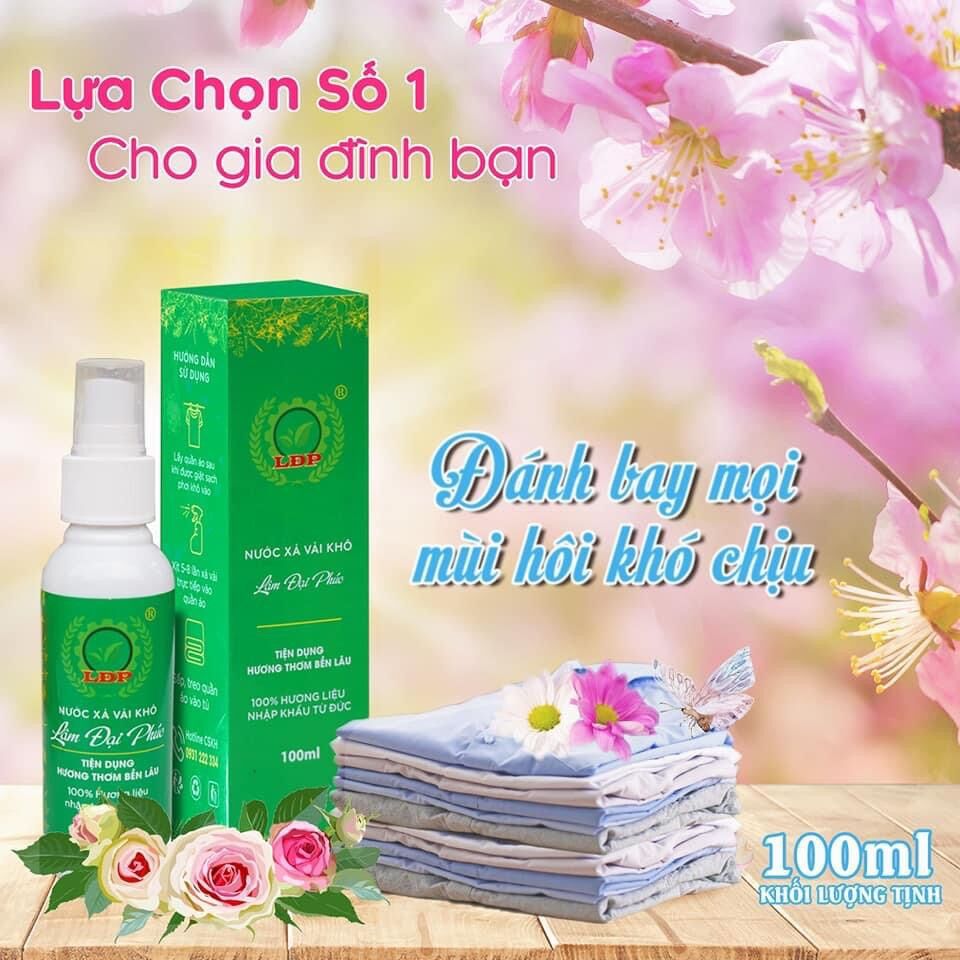5 CHAI NƯỚC XẢ VẢI KHÔ ( màu xanh ) - Lâm Đại Phúc