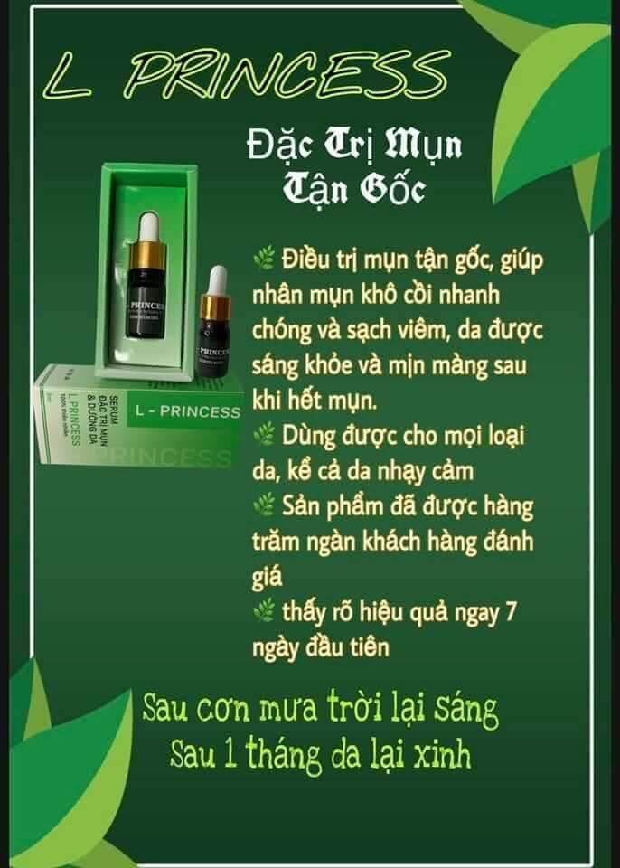 Serum L Princess Vua Diệt Mụn Chính Hãng