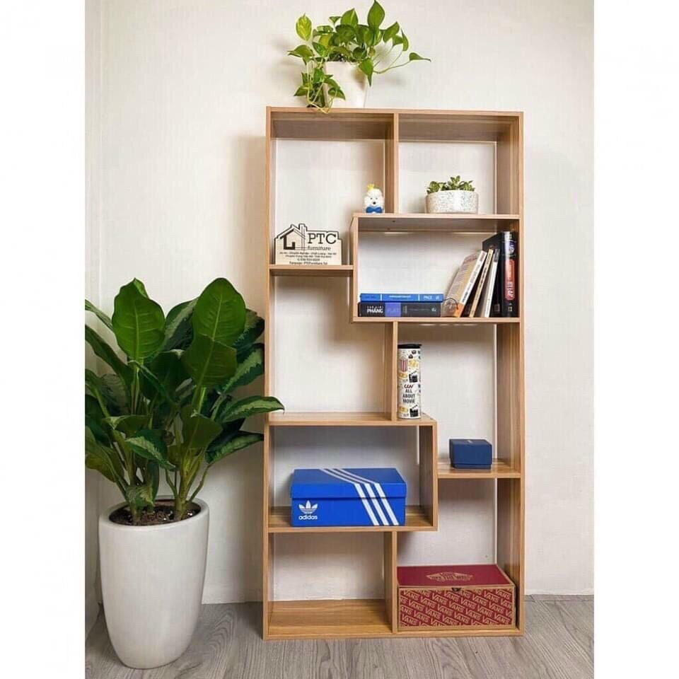 Kệ sách gỗ để sàn đa tầng thông minh GP42