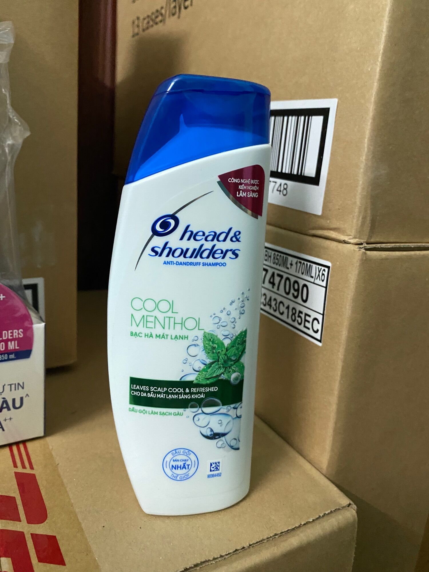 Dầu Gội Head&Shoulders bạc hà Chai 175ml