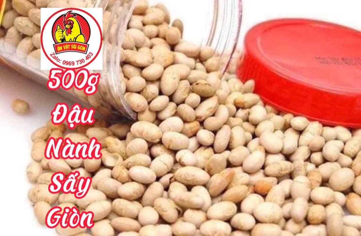 500g hạt ĐẬU NÀNH sấy giòn