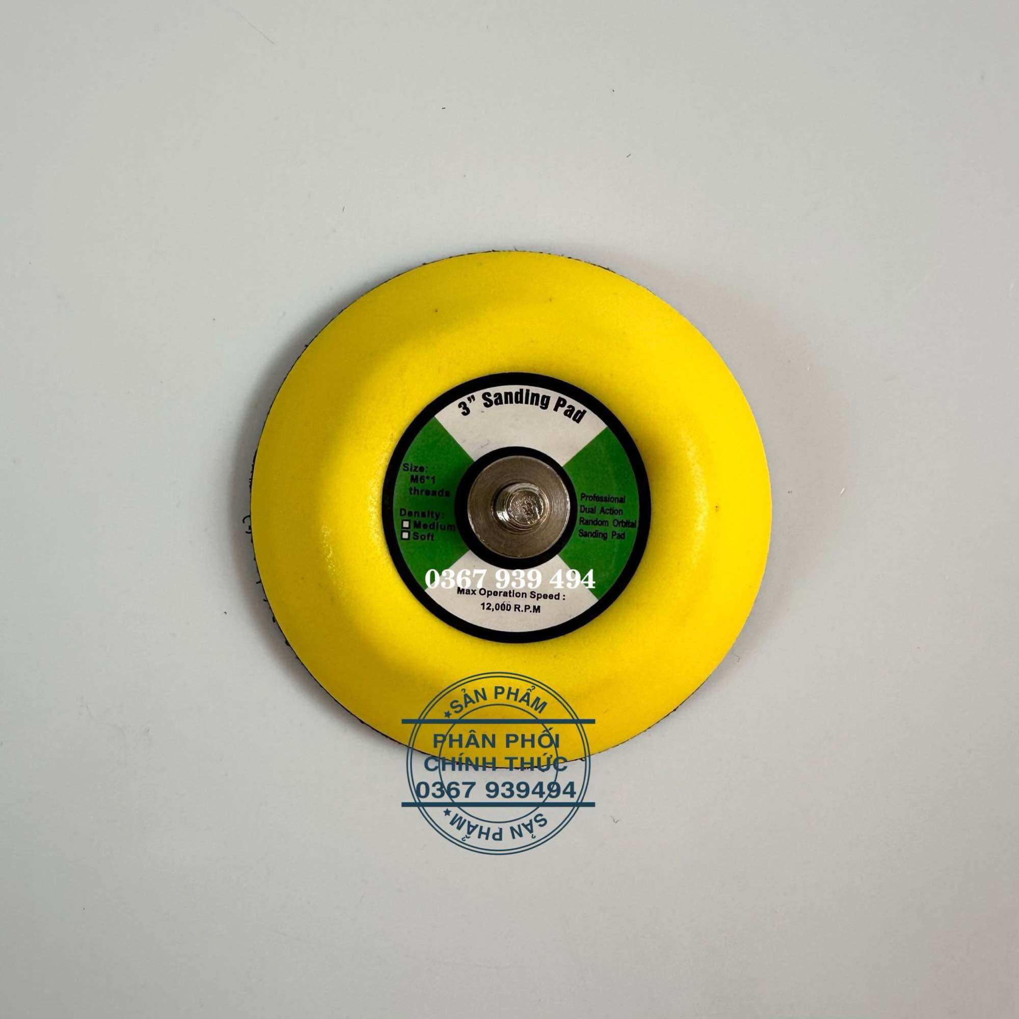 Đế Máy Chà Nhám Hơi Tròn 2’’ , 3’’ , 5’’ ( 50mm , 75mm , 125mm )