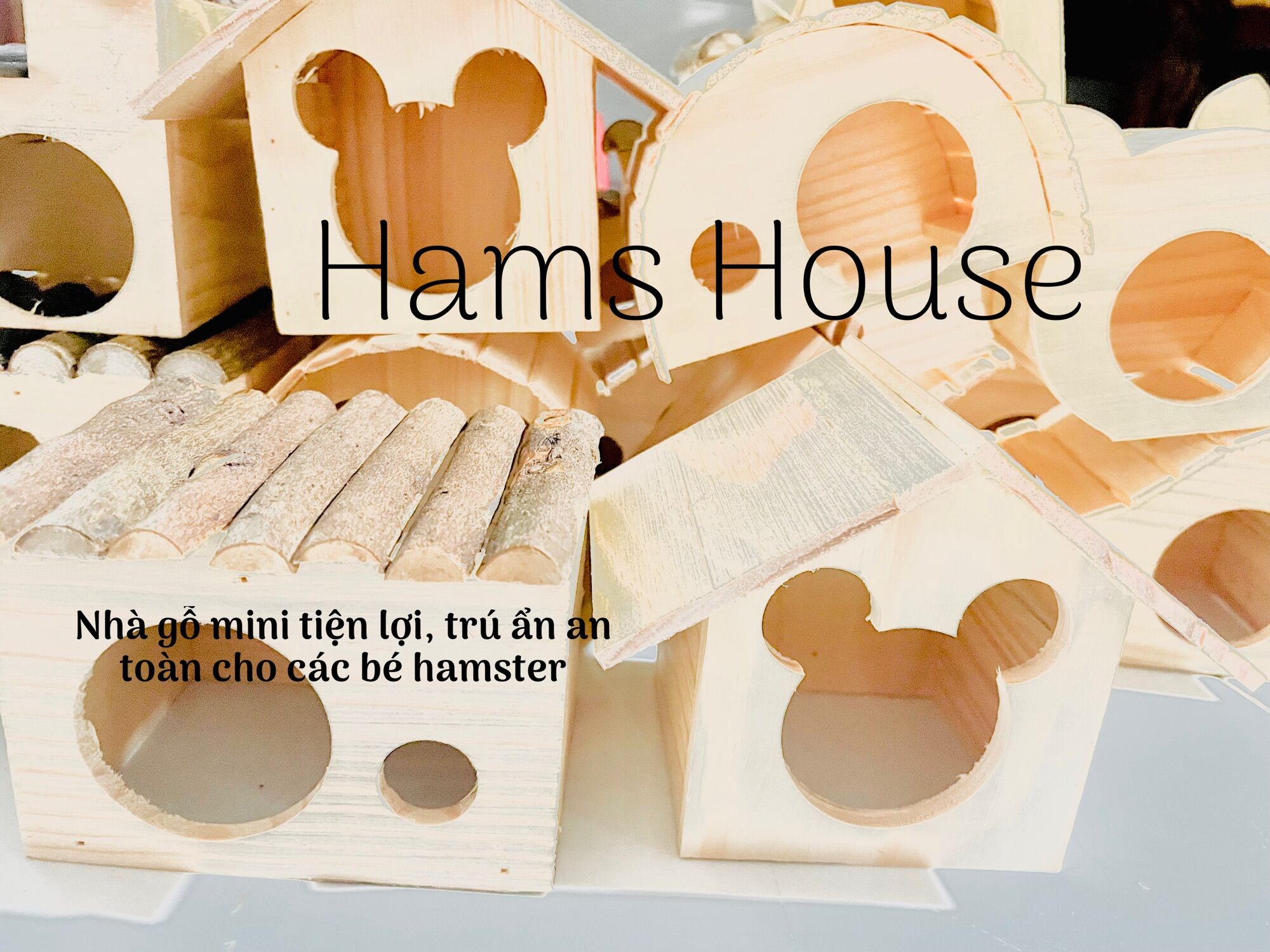 Nhà gỗ cho hamster