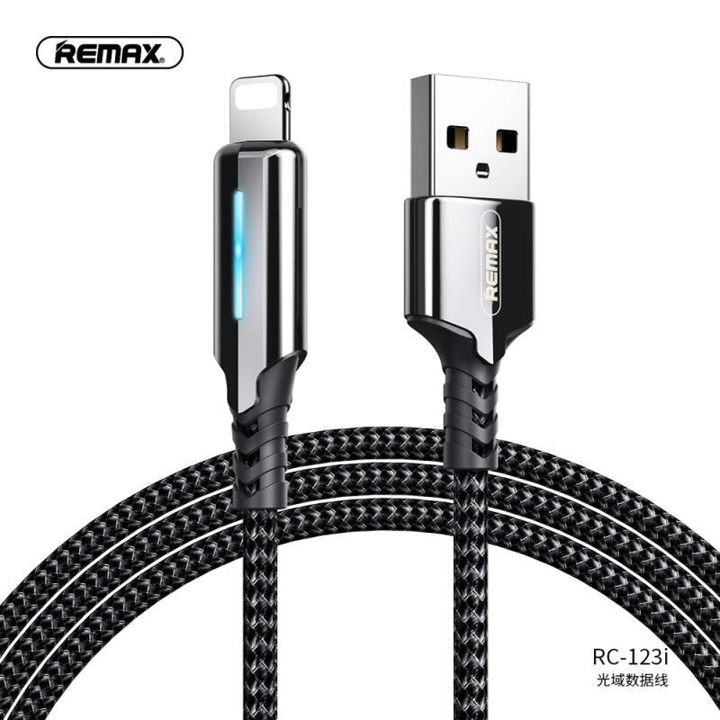 Dây sạc nhanh,Cáp Sạc iphone Tự Ngắt Thông Minh Remax RC-123i - Hàng chính hãng