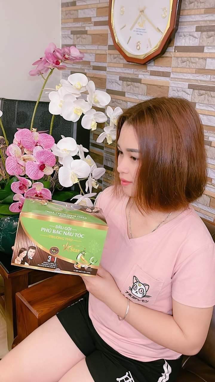 dầu gội phủ bạc dạ thảo liên gói