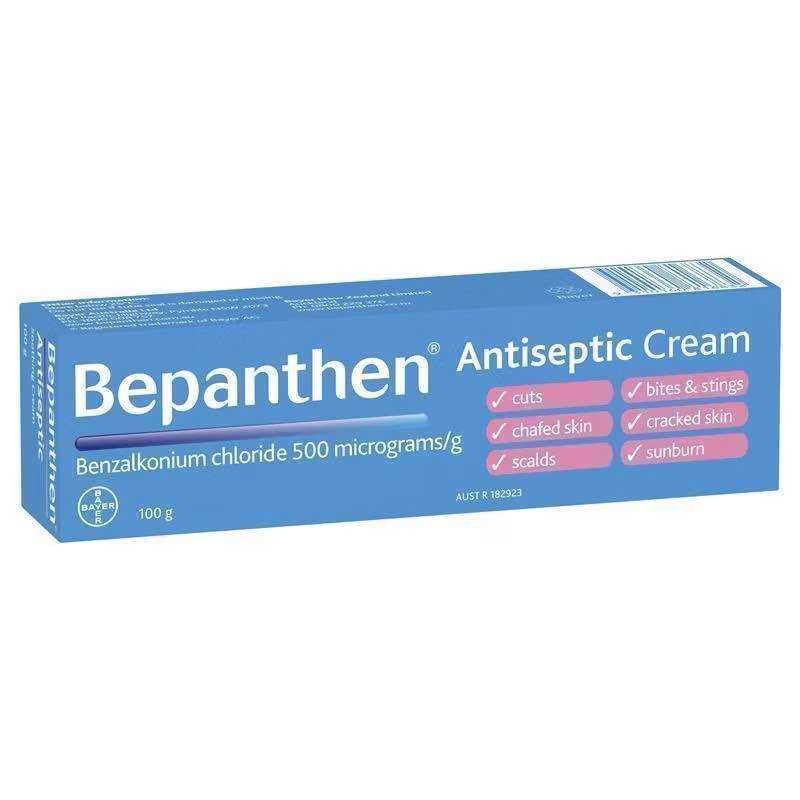 Bepanthen Antiseptic Cream Kem khử trùng đa năng 100g