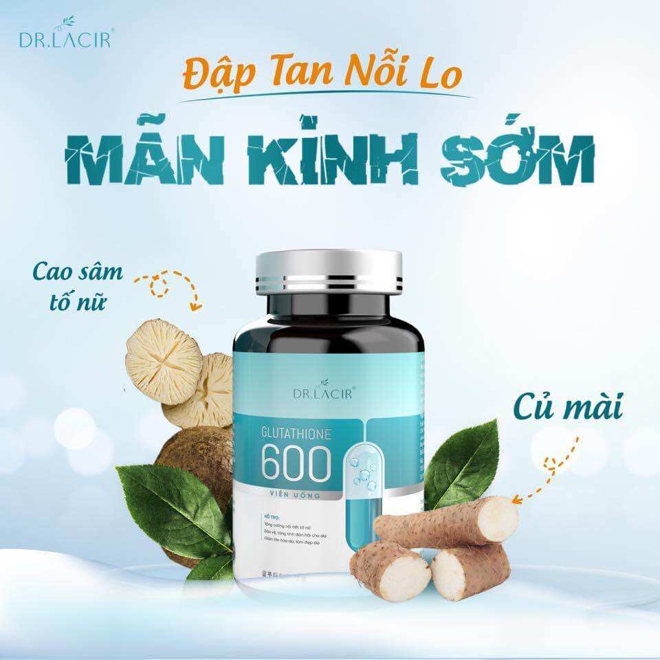 VIÊN UỐNG GLUTATHION 600
