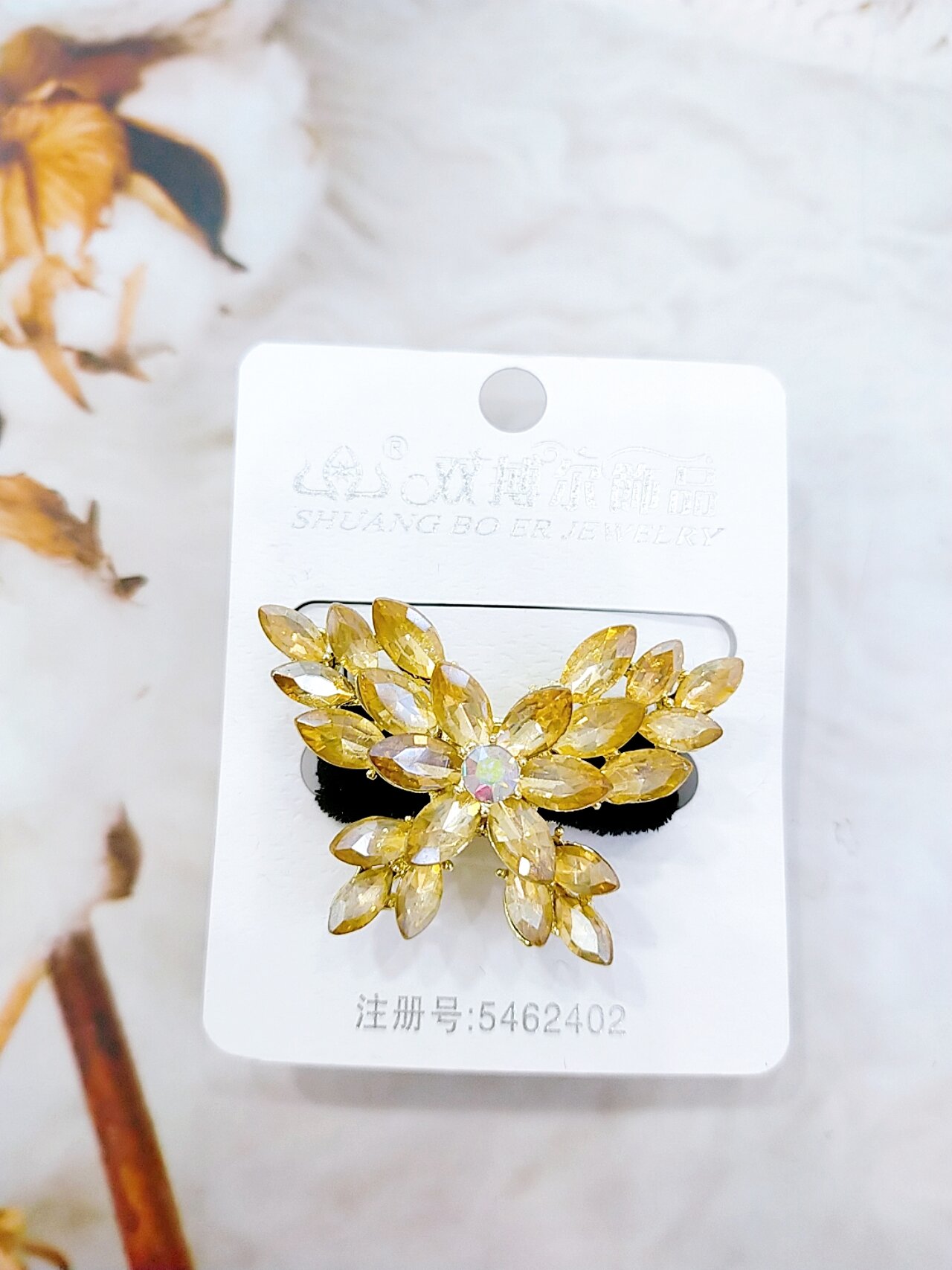 Cột tóc nhung đính đá cao cấp mã M4