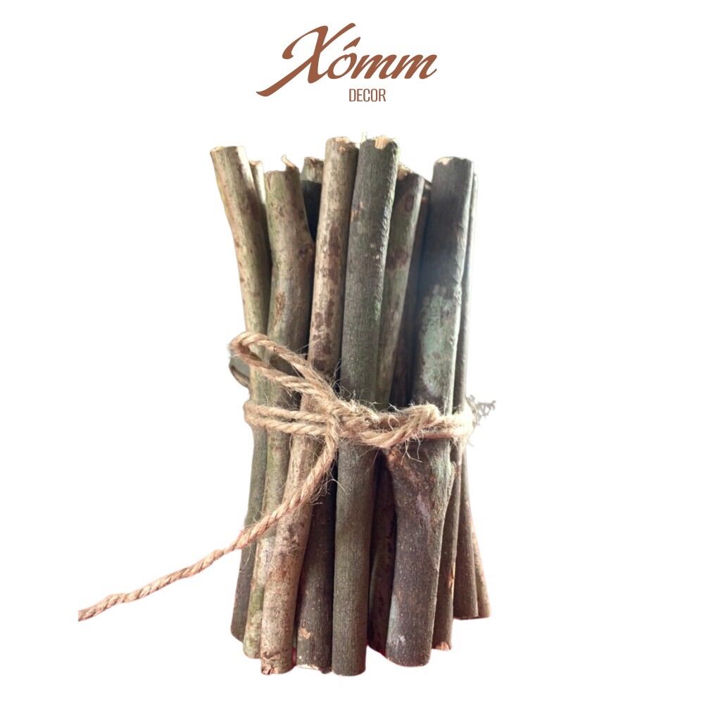 Cành củi khô  trang trí,  decor gần gũi tự nhiên (bó 20 cành)