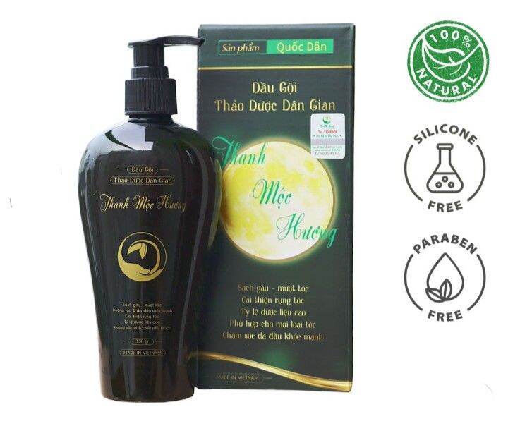 [Hàng chính hãng] Dầu Gội Thảo dược Thanh Mộc Hương (Mẫu mới nhất chai vòi 350ml)