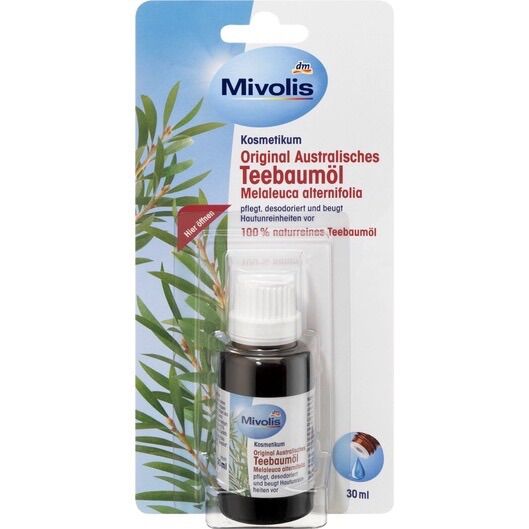 Tinh dầu tràm trà mivolis teebaumöl cho da mụn hiệu quả - 30ml - nội địa đức