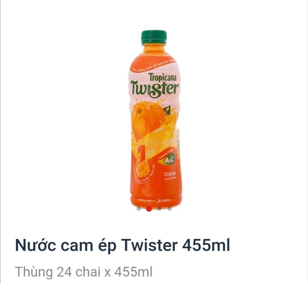 Nước Cam Twister 455ml Tropicana