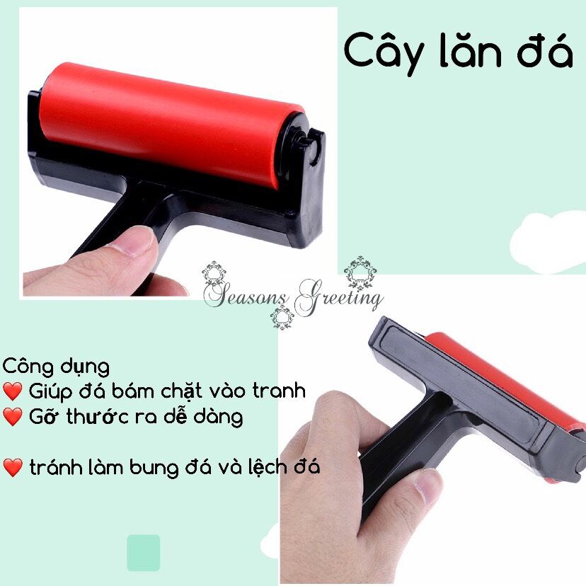 Cây lăn đá dùng cho làm tranh