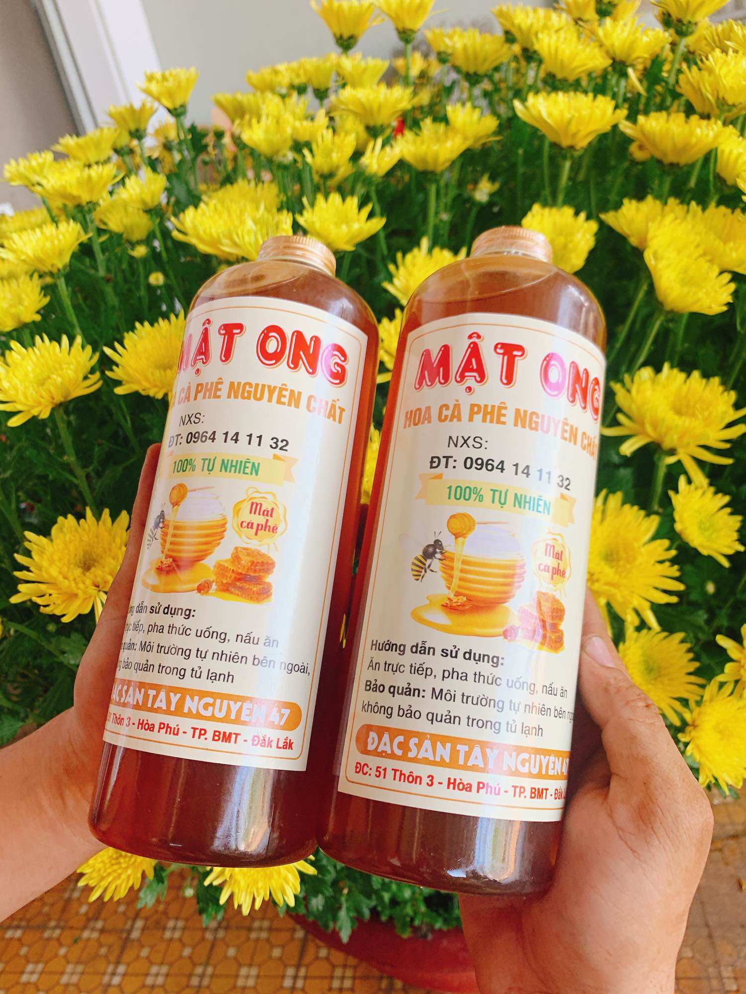 1 Lít Mật Ong Hoa Cà phê