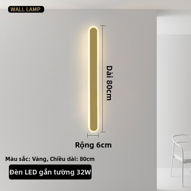 Đèn tường LED sáng tạo tối giản hiện đại cho phòng ngủ và phòng khách