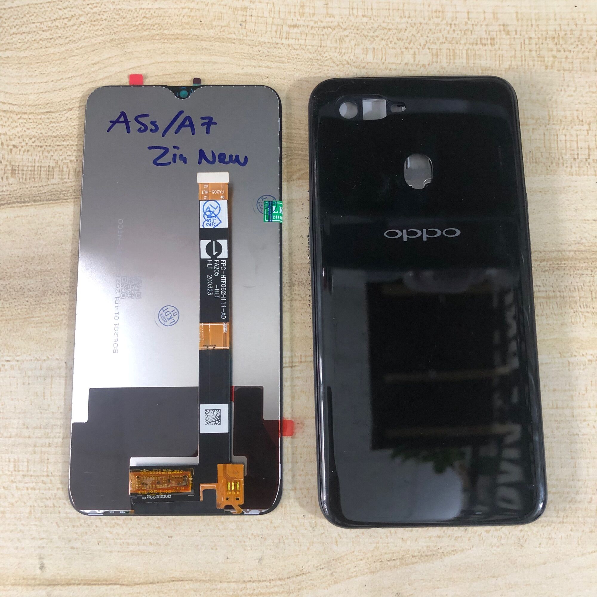 Combo Bộ Vỏ Sườn + Màn Hình Oppo A5s Zin Hàng Cao Cấp.( kèm khay Sim)