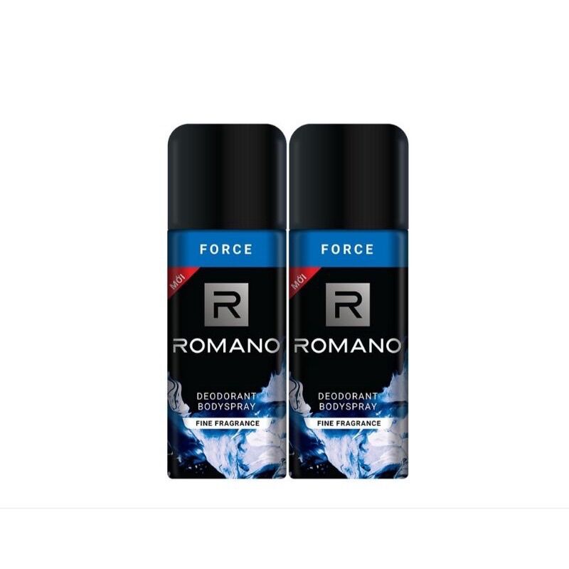 Xịt khử mùi toàn thân Romano 150ml