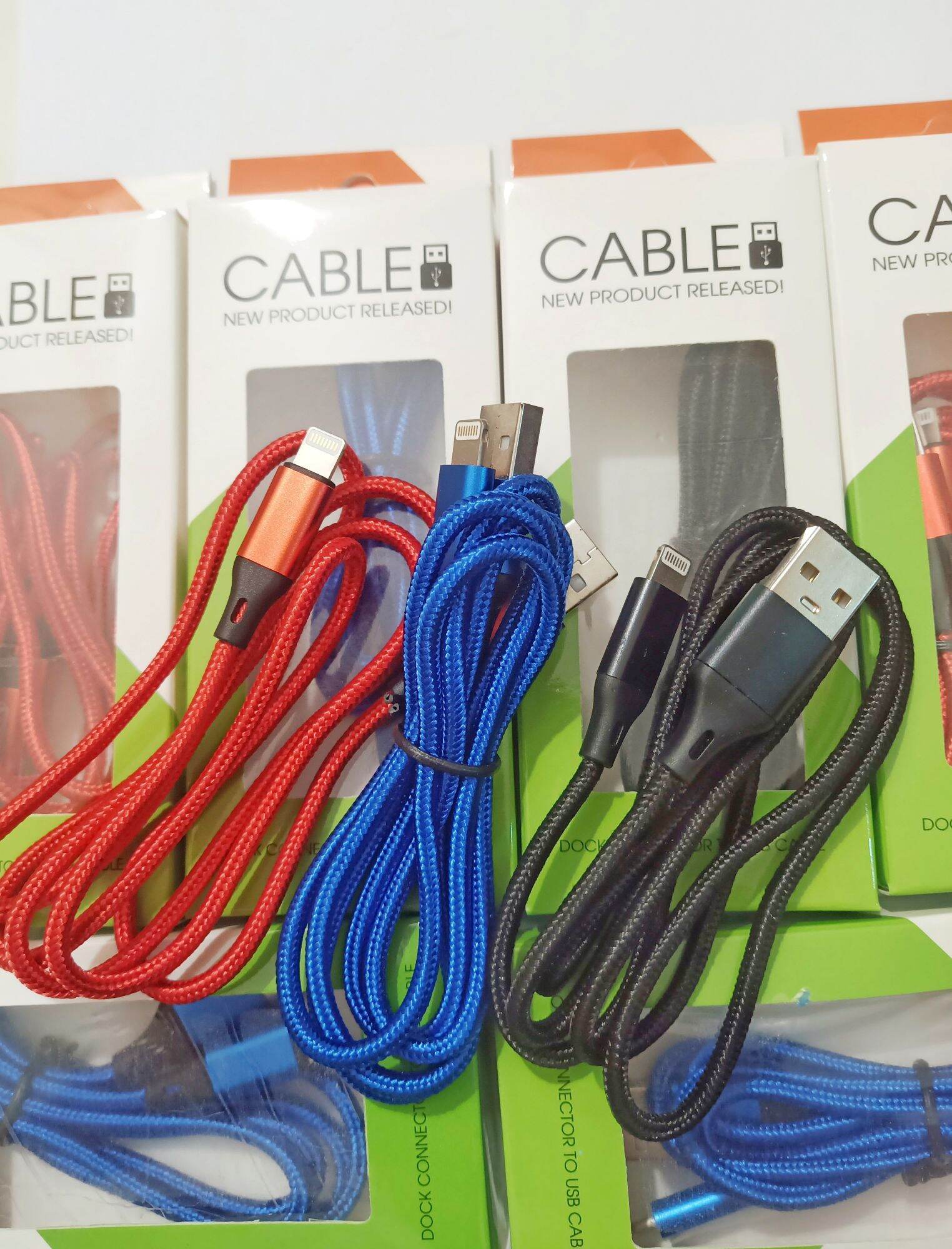 Cáp sạc iphone Lightning bọc dây dù chắc chắn dài 1m