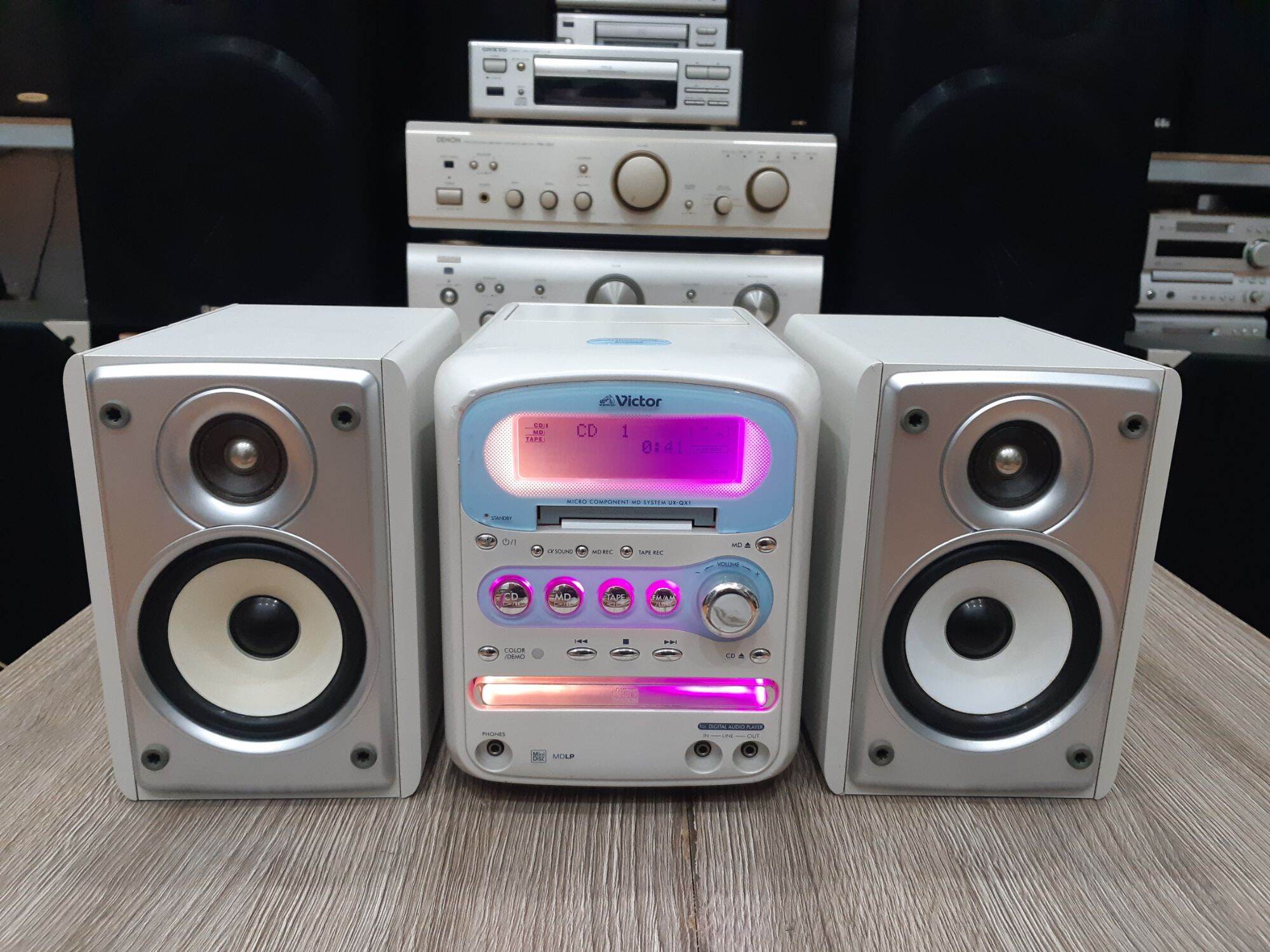 Dàn mini Victor QX1 Nhật bãi nguyên rin