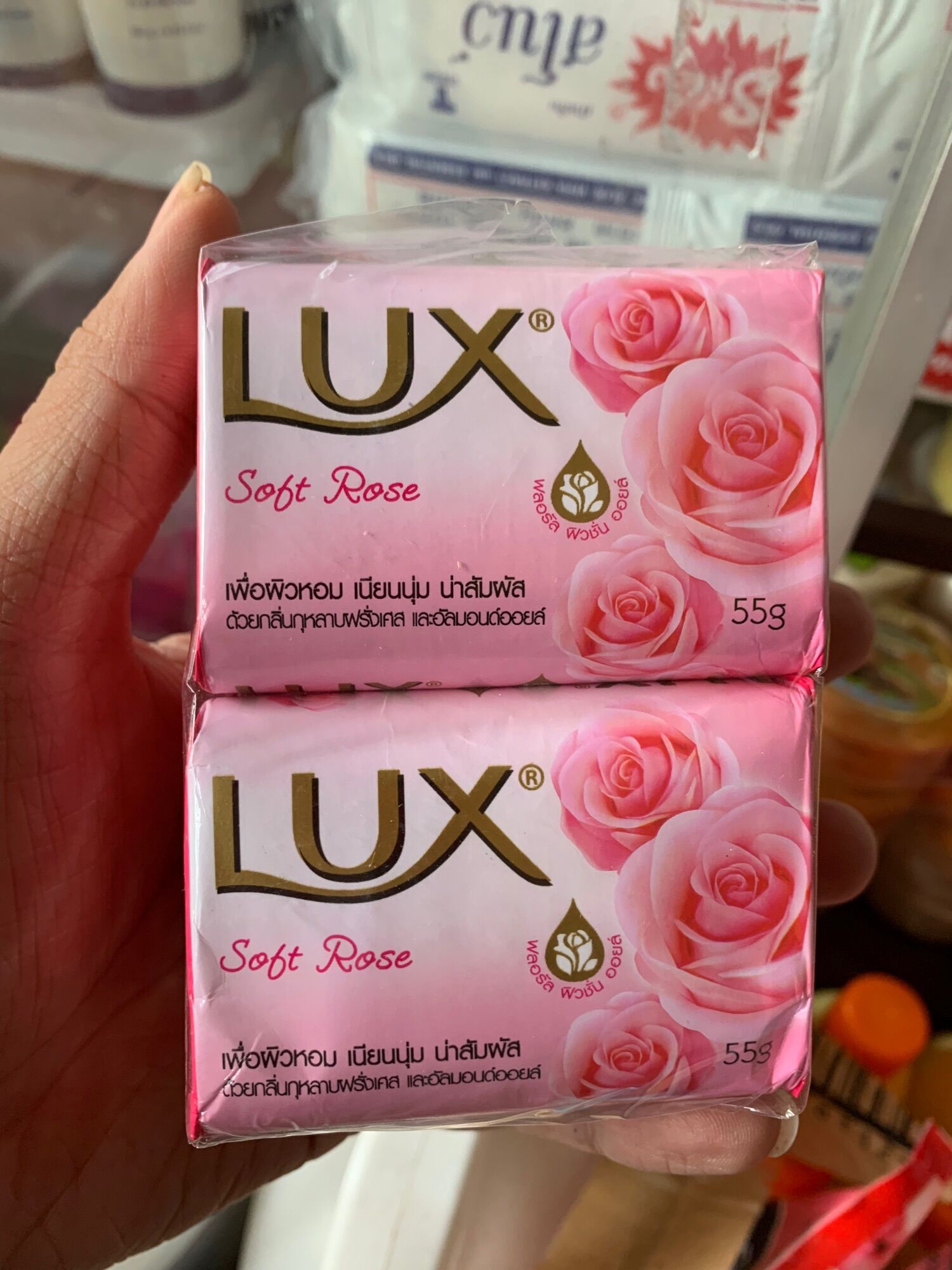 Xà phòng lux thái lan các màu bánh to 55g