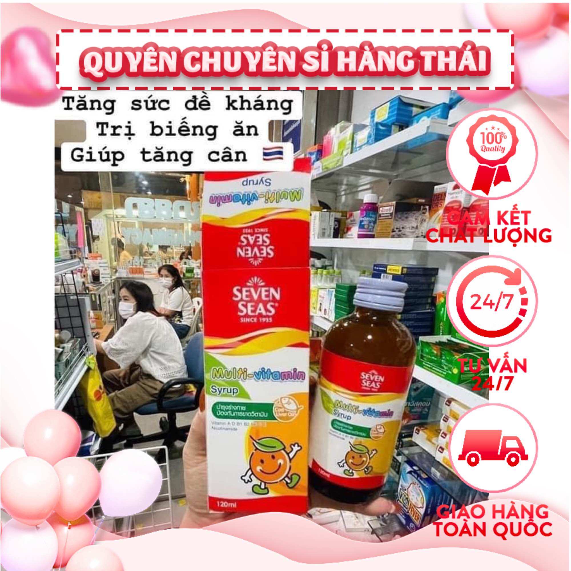 Siro tăng cân seven seas thái lan