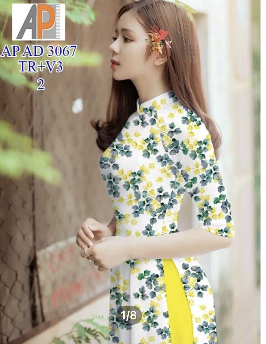 Vải áo dài in hoa