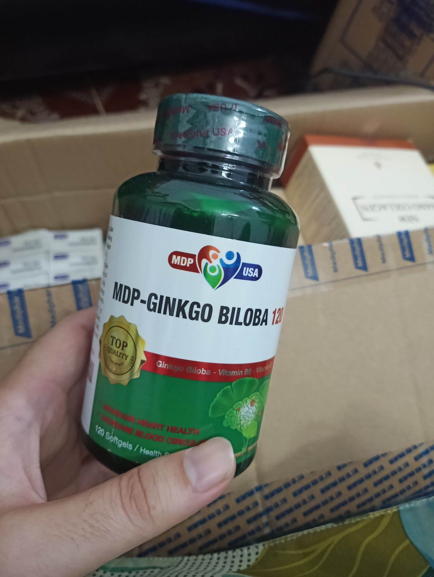 Hoạt huyết dưỡng não MDP Ginko Biloba 120