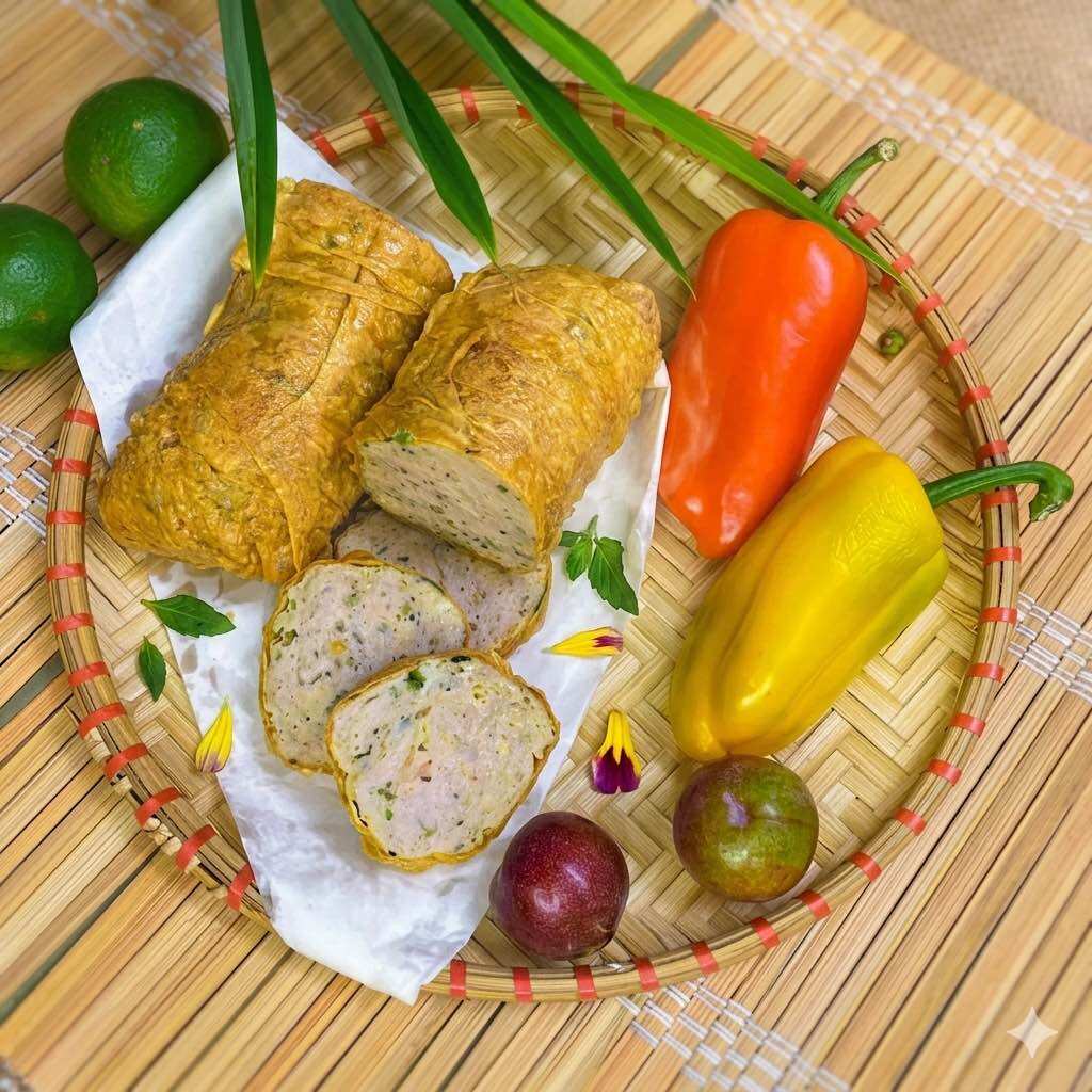 Chả Sả Chay /Dồi Sả Chay (Vegan)