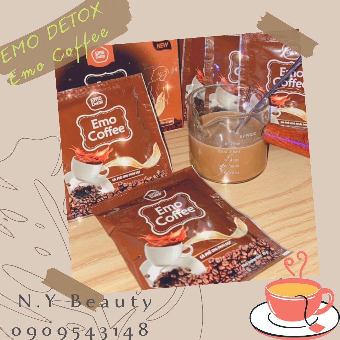 Cà Phê Giảm Cân Giảm Mỡ Toàn Thân Emo Coffee Emo detox