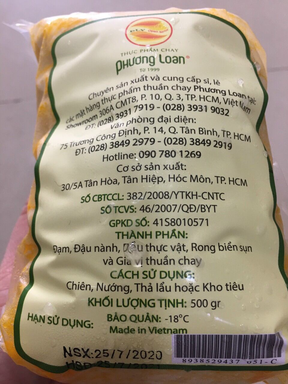 chả cua chay phương loan
