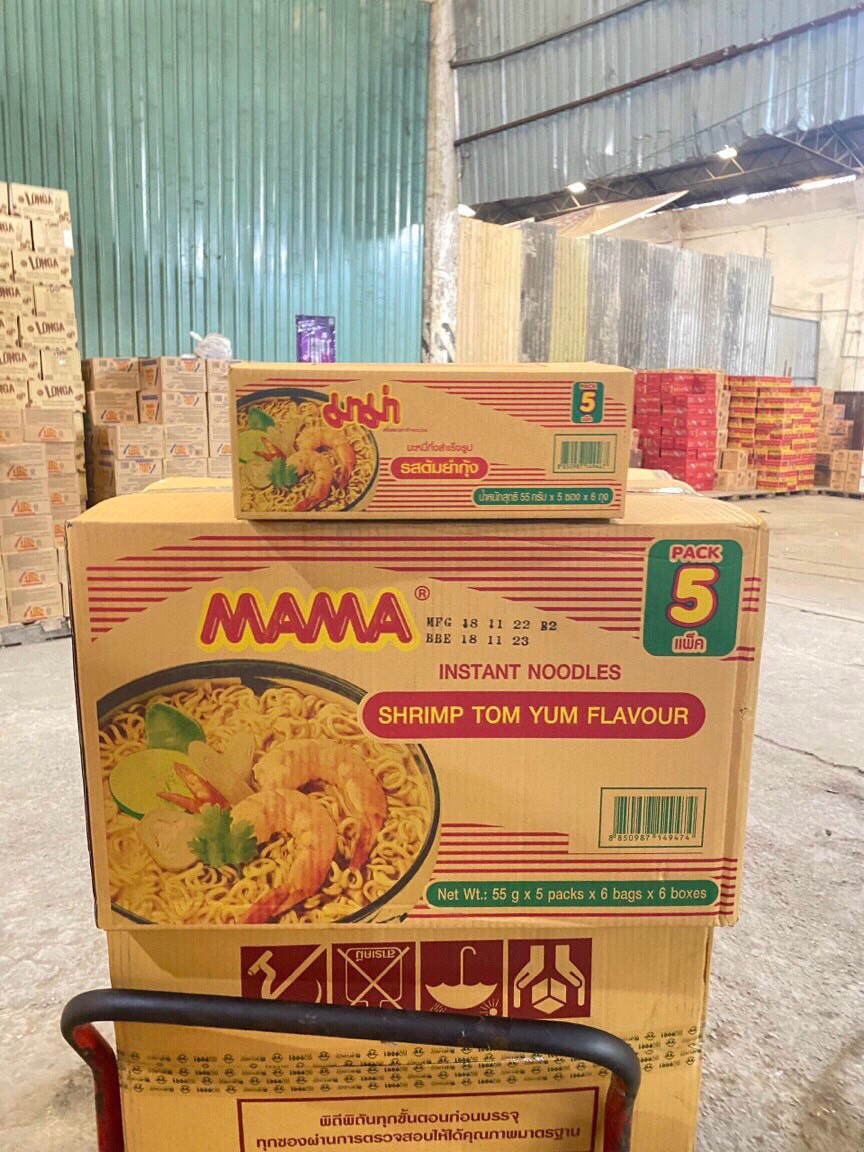 Thùng 30 gói mì tomyum mama thái lan gói 55gram
