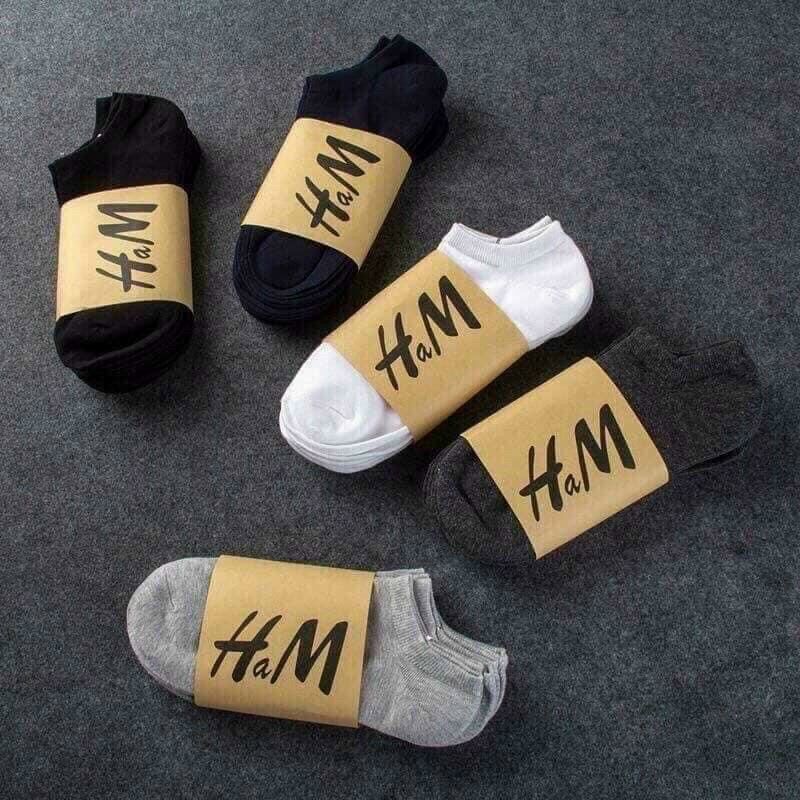 5 đôi tất nam hmm thấp cổ