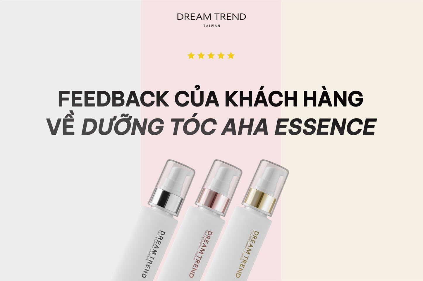 Dưỡng Tóc AHA Dream Trend Vàng