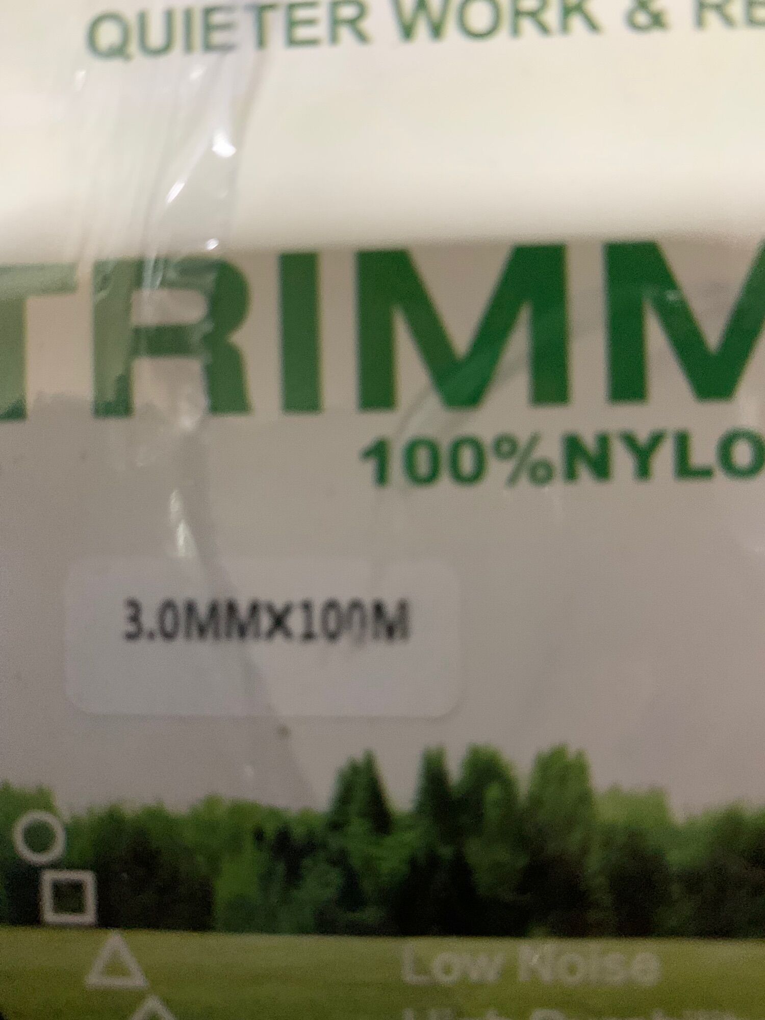 Cước cắt cỏ vuông trơn 3mm 100m