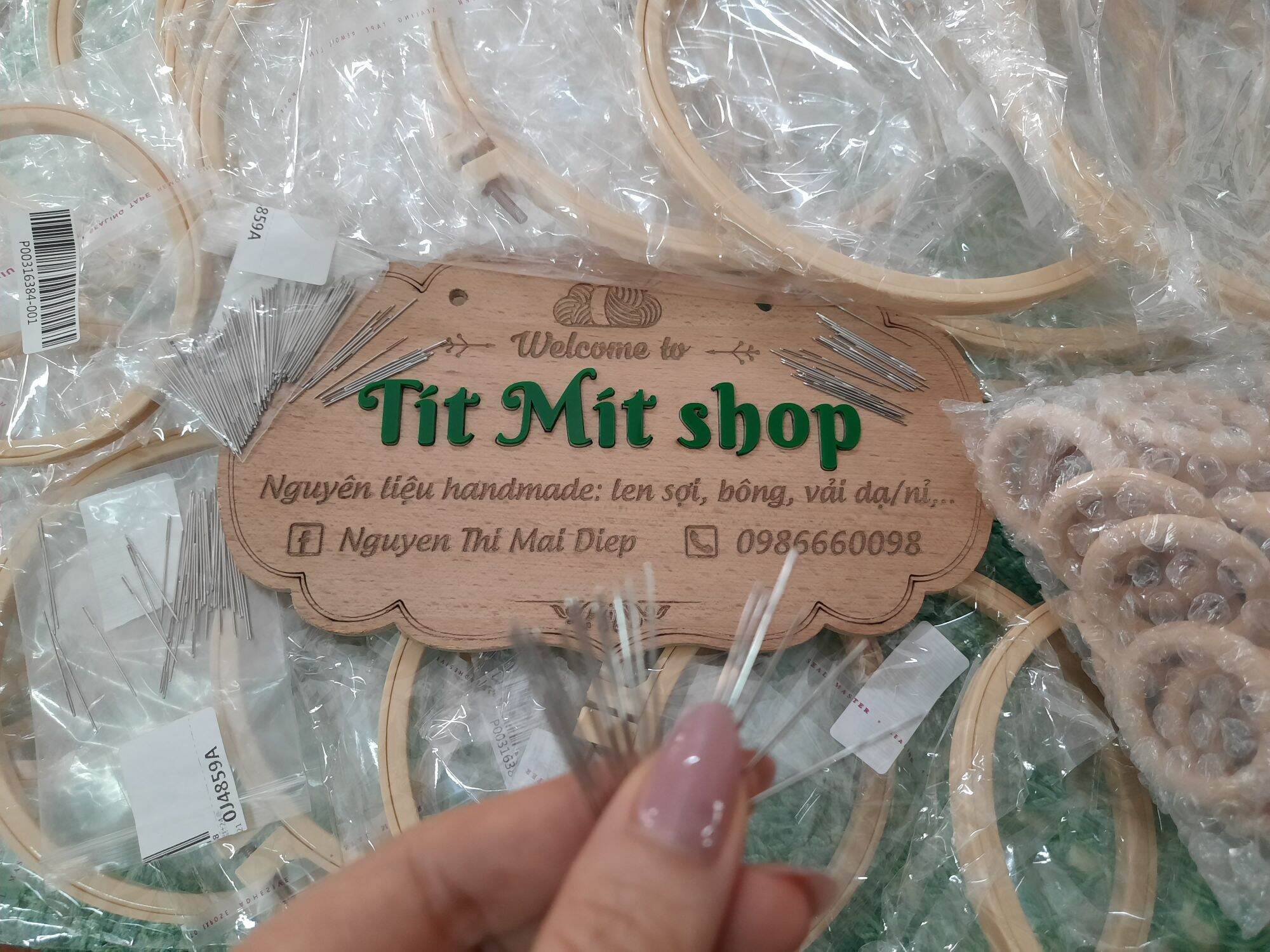 Set 10 kim thêu siêu tốc, kim khâu